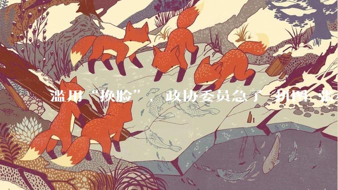 滥用“换脸”，政协委员急了_拼图_张小_雷国悦